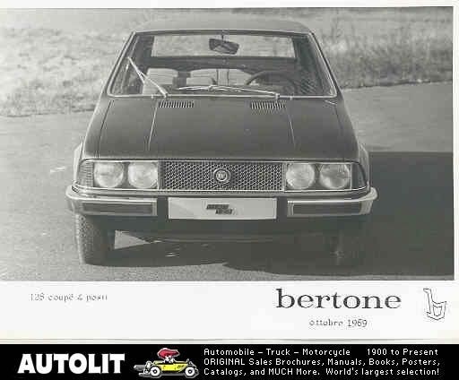 1970 Fiat 128 Coupe Bertone Brussels Press Kit