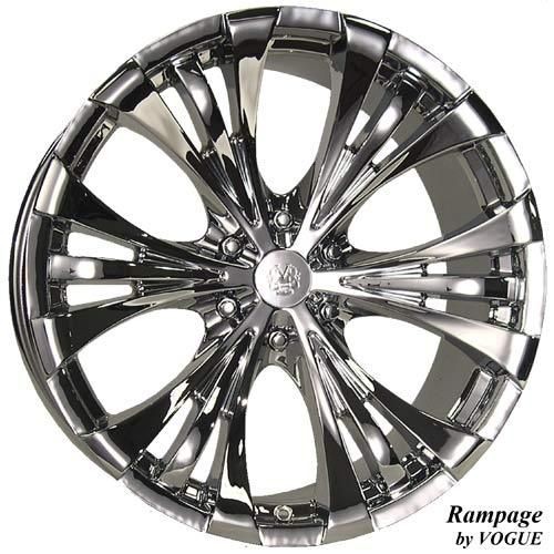 Rare NEW Vogue RAMPAGE Chrome 23 inch WHEEL Escalade Tahoe Yukon 