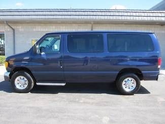   350 XLT DIESEL WINDOW SHUTTLE CONVERSION VAN 12 PASS 61 K LOW MILES