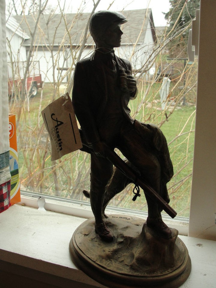 Austin SCULPTURE,TITTLED ON THE HUNT,BY RUSSIAN ARTIST,ALEXSANDER 