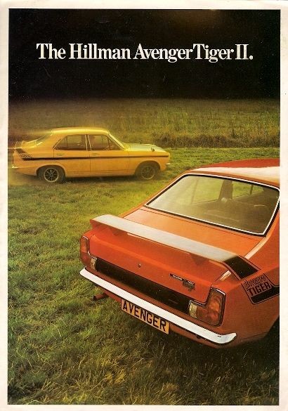 Hillman Avenger Tiger 2 1972 73 UK Market Sales Brochure