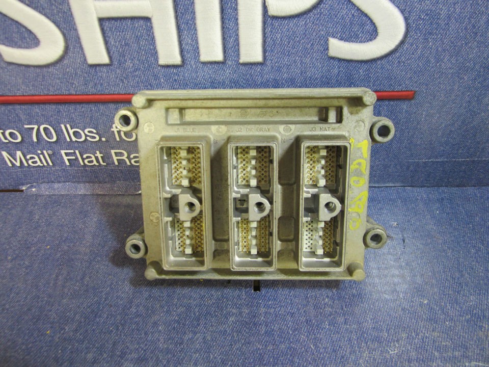 W699) 02 CHEVY TRAILBLAZER 4.2L ENGINE CONTROL MODULE,12223160 YBZN 