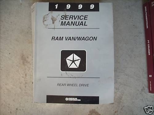 1999 Dodge Ram Van Wagon Service Repair Shop Manual Oem