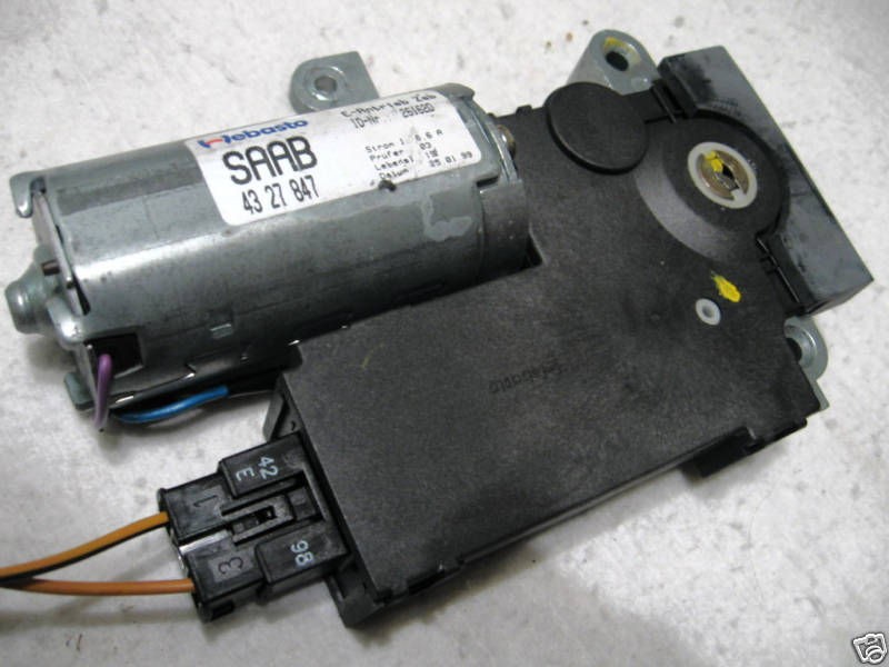 98 02 Saab 9 3 Power Sunroof Motor w/ module 4327847