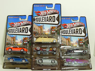 Newly listed 2012 HOT WHEELS BOULEVARD NEW COMPLETE CASE F LOT OF 7 