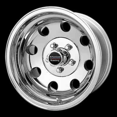 15 inch 15x8 Polished Baja Wheels Chevy GMC Truck Astro 5 Lug Rims 5x5