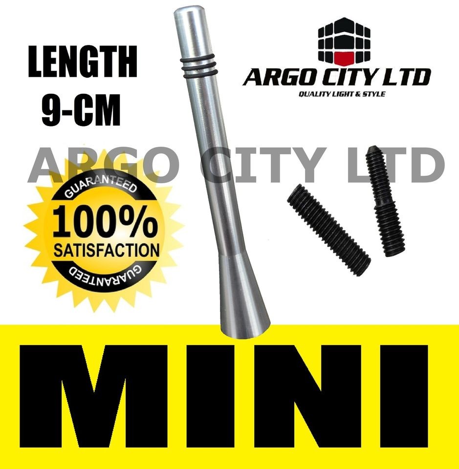 CHROME BLACK BEE STING CAR AERIAL ANTENNA MAST CITROEN ZX