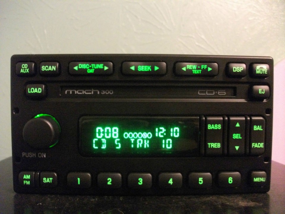 Ford Escape Mach 300 factory 6 disc CD player radio 04 05 06 5L8T 