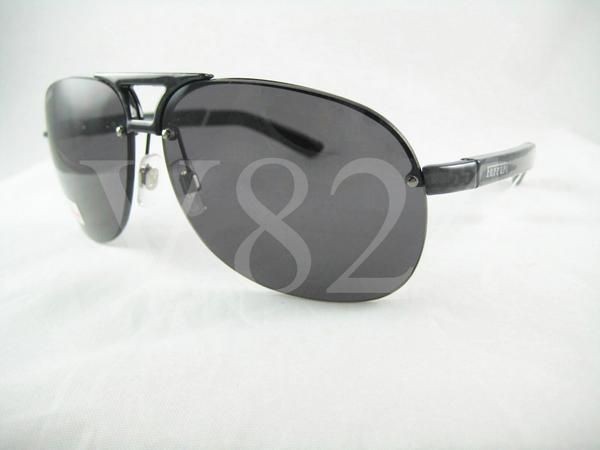 FERRARI FR 27 Sunglass Black Checker w Dk Smoke FR27 B5