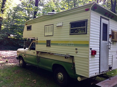 Full featured p/u truck camper 8 ft. bed, Ford Camper Special