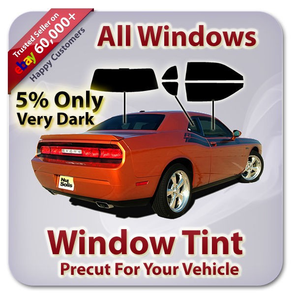 PreCut Window Tint for Hummer H2 SUT 2005 2010 All Film Custom Cut 5% 