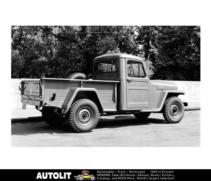 1954 Jeep Pickup Truck Factory Photo