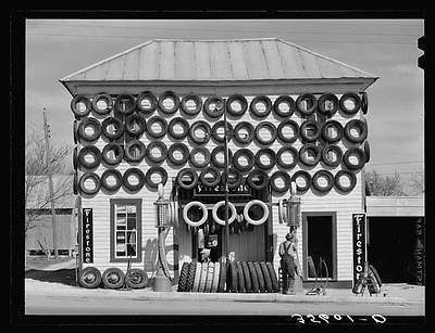 Secondhand tires displayed for sale. San Marcos,Texas