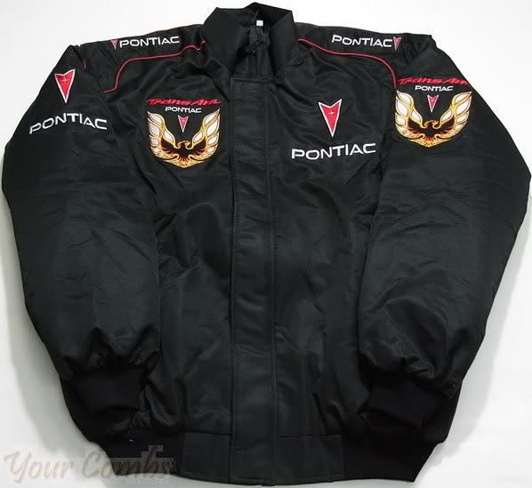 PONTIAC TRANS AM MOTOR SPORT RACING TEAM JACKET M 5XL