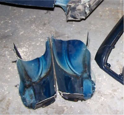 Porsche 924 924s rear lower 1/4 fender rust panels