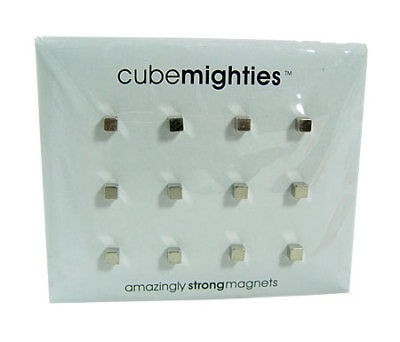 CUBE MIGHTIES MAGNETS   12 Pack Three by Three Seattle