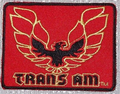 Pontiac TRANS AM Firebird Logo Embroidered PATCH