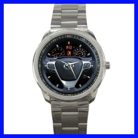 Hot New Item Toyota Avensis Steering Wheels Sport Metal Watch Style 