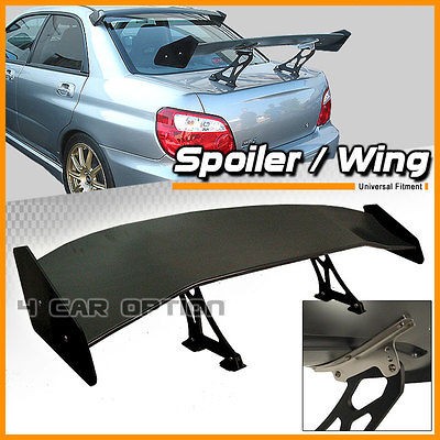 NISSAN/PONTIAC 63 BLACK SINGLE DECK GT ABS TRUNK REAR WING SPOILER 