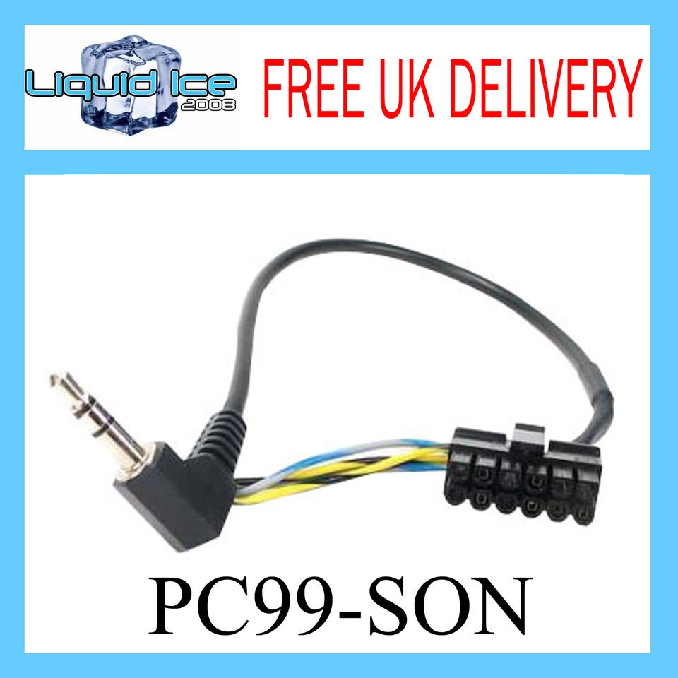 PC99 SON Sony Patch Adaptor Lead Cable Stereo Radio CD