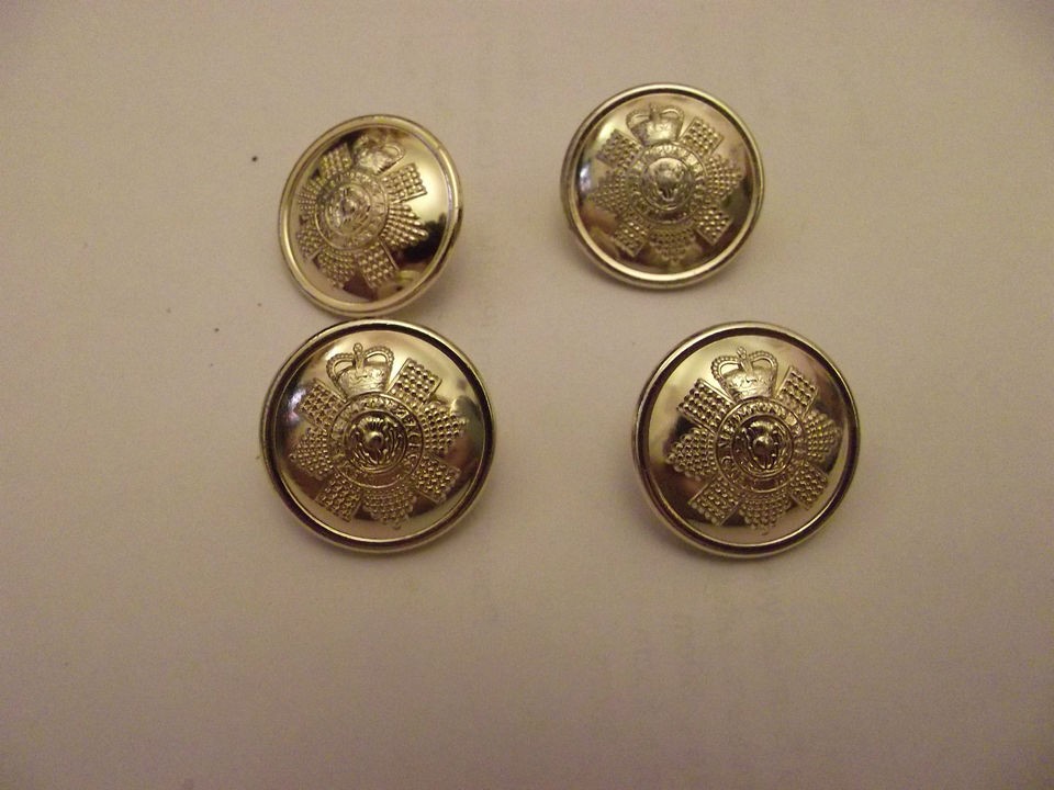 Genuine UK Army IssueNO1 No2 Dress Uniform Buttons, All Regiments 