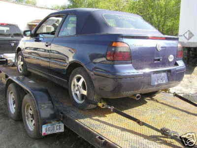 VOLKSWAGEN CABRIO 00 PARTS CAR WRECKED SALVAGE,CRASH VW