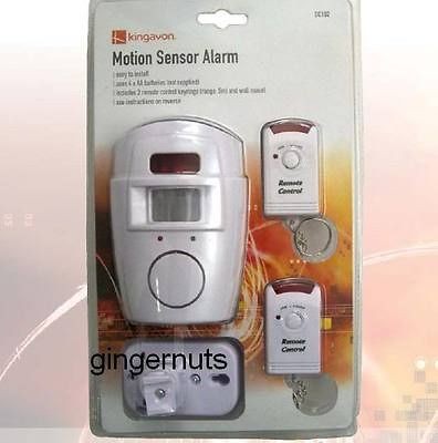 PIR ALARM WIRELESS MOTION SENSOR SHED GARAGE VANS TRUCK CARAVANS BOATS 