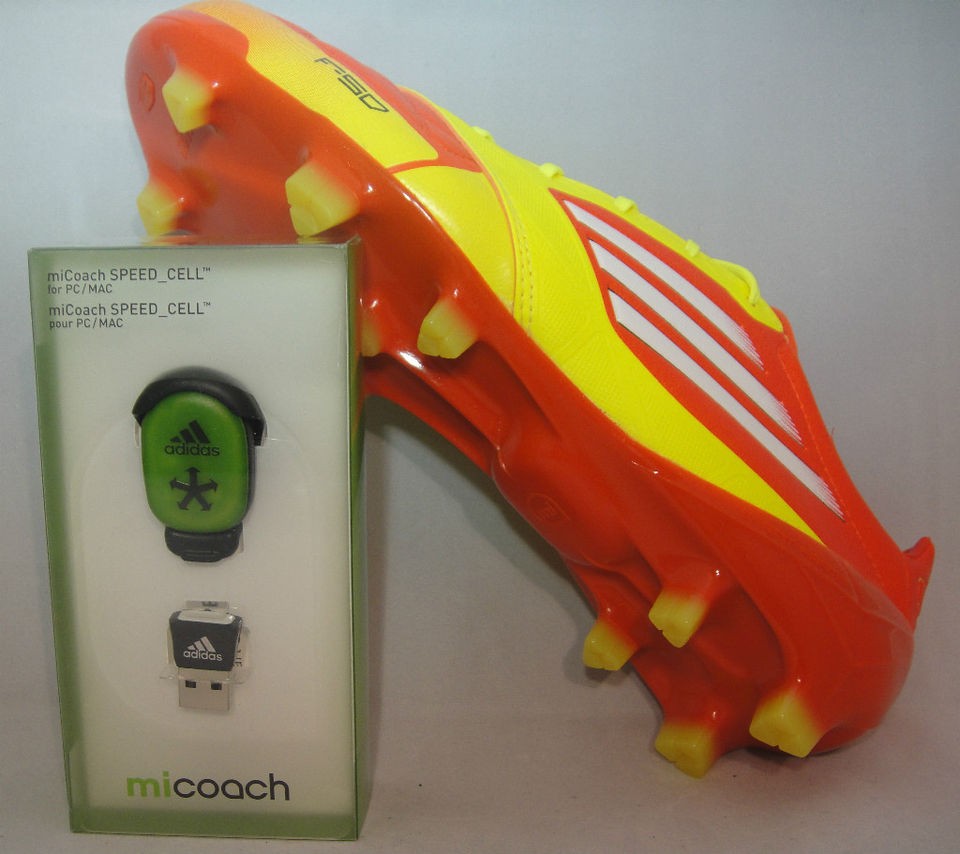 adidas adiZero F50 FG TRX Leather & miCoach SPEED_CELL Bundle High 