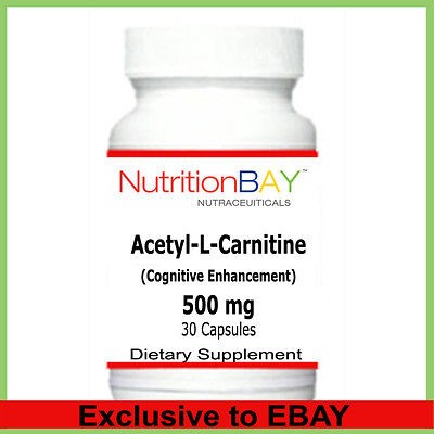 Bottles Acetyl L Carni​tine, Cognition & Brain Function 500mg 30C 