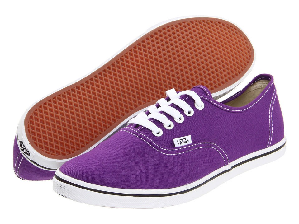Vans Authentic Lo Pro Amaranth Purple Slim Sole Skate Men Women Boys 