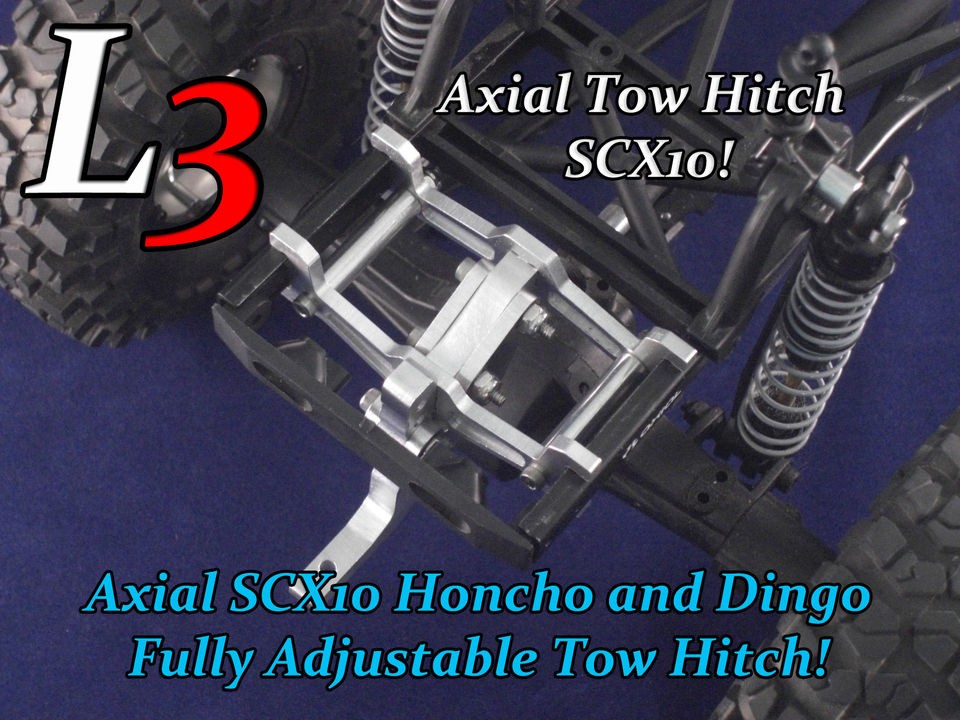   TOW HITCH  FITS AXIAL SCX10 HONCHO AND DINGO SCALE RC CRAWLER TRUCKS