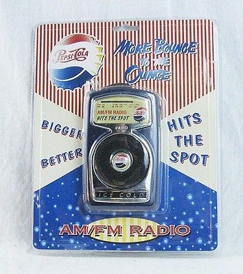 Pepsi AM/FM Transistor Radio mint MIB