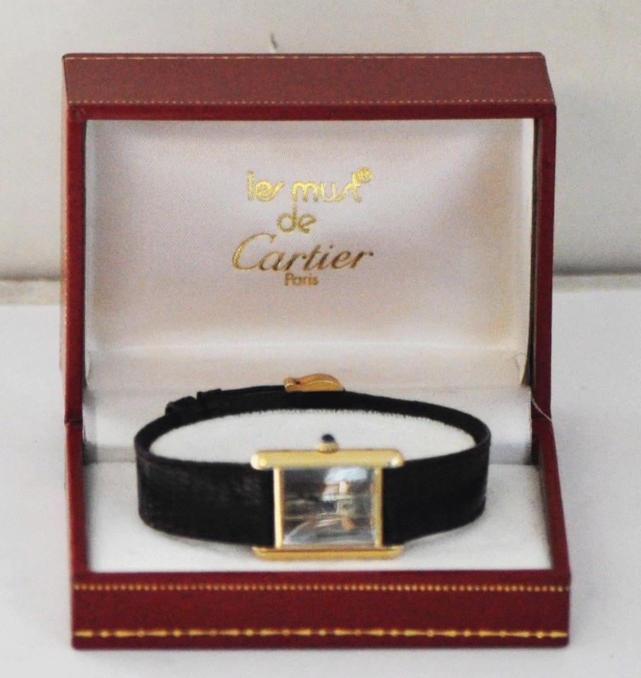 cartier argent watch in Wristwatches