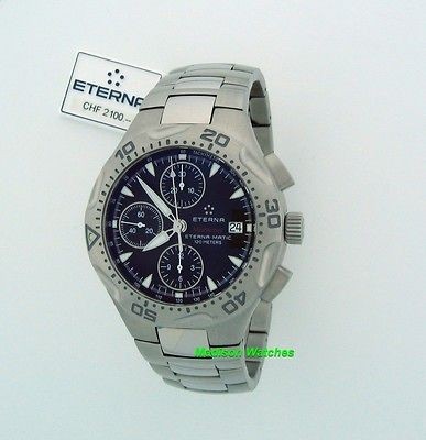 NEW ETERNA 1630.41.40 MONTEREY ETERNA MATIC CHR WATCH B