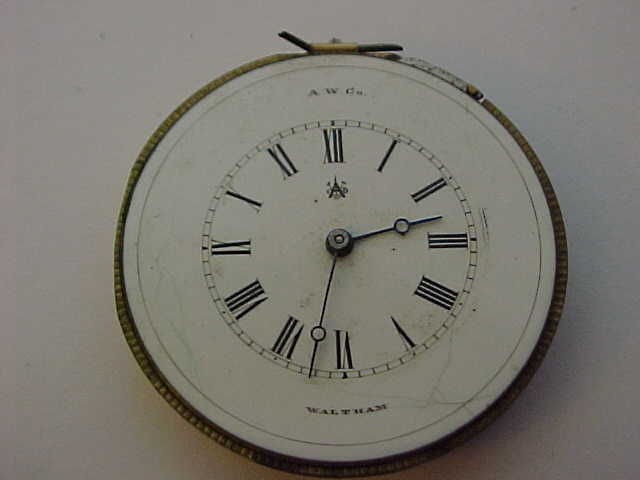 RARE Vintage Waltham Wm. Ellery Demi Hunter Movement and Dial