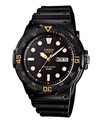 CASIO MRW200H 1EV MENS 100M BLACK DIVER CLASSIC SPORTS WATCH   NEWEST 