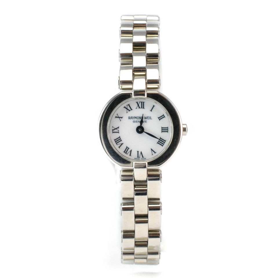 Raymond Weil Allegro 5817 White Dial Stainless Steel Womens Watch