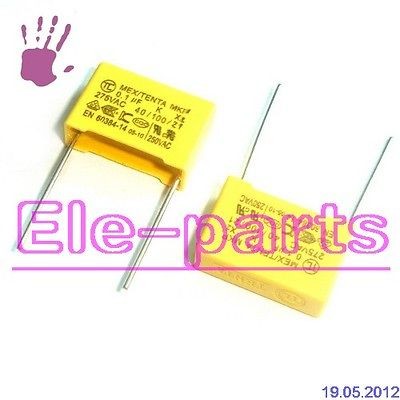 10 PCS 0.1uF 275V Polypropylene Safety Capacitor 104 104K 275V AC