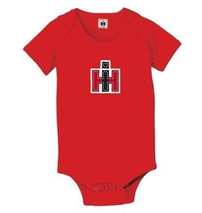 Baby INTERNATIONAL HARVESTER Tractor Onesie Shirt Creeper Size 0 3 6 