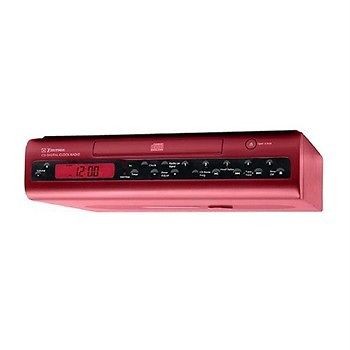   KITCHEN CABINET CD PLAYER AM/FM RADIO ALARM CLOCK BUZZER w/ REMOTE