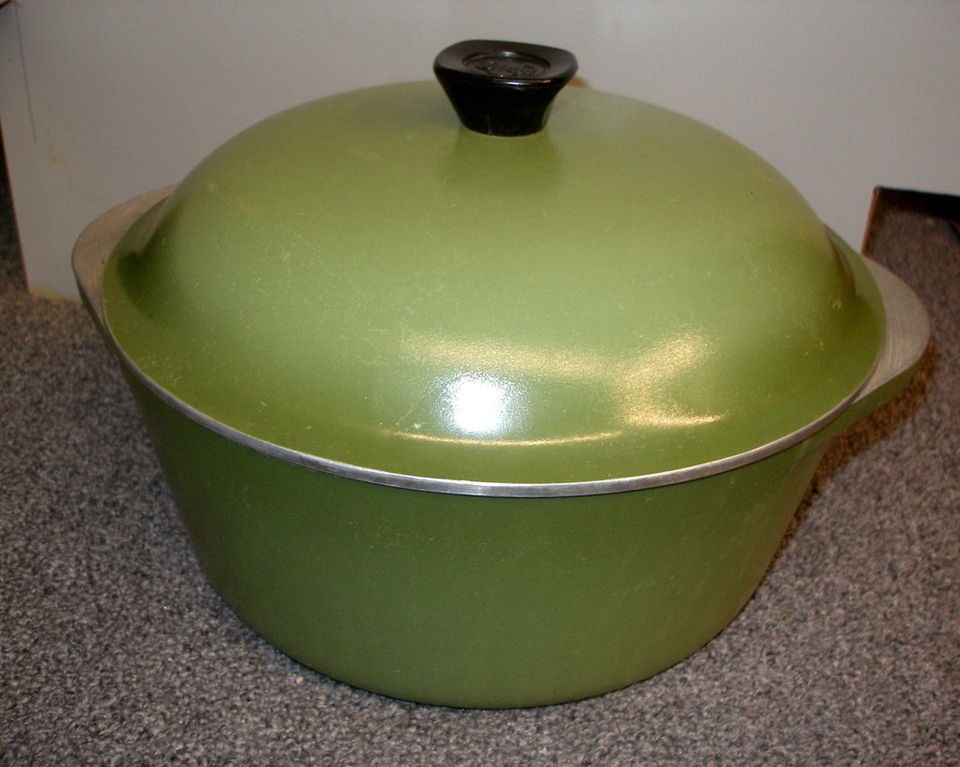 Club, Kitchen, Vintage Club Oval Avocado Green 7 Quart Aluminumdutch Oven  Stock Pot Lid 4x9