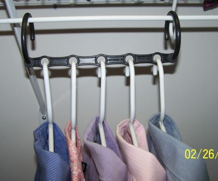 USA Space Saver Hangers Closet Organizer Set/7 Wonder Hangers Magic 