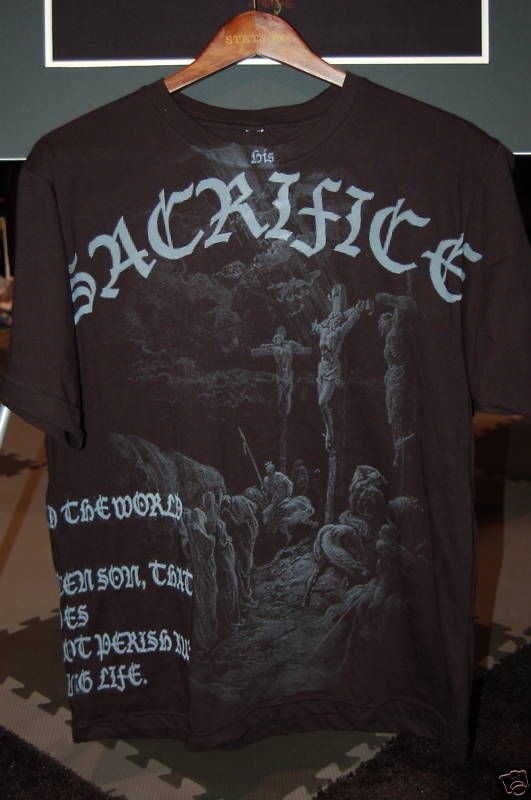 CEA Jesus Christ Christian T Shirt His Sacrifice, NOTW