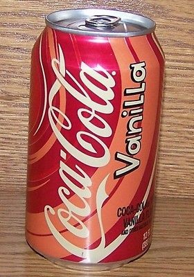 2009 USA COCA COLA VANILLA COKE 355 ml 12 Oz FULL ALUMINUM SODA CAN