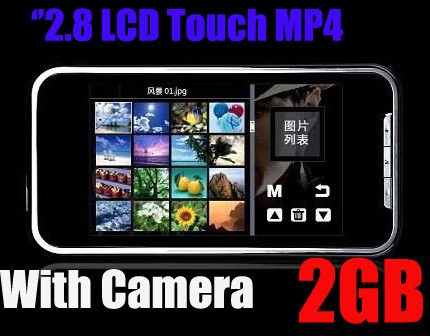 touch screen  player with camera in iPods &  Players