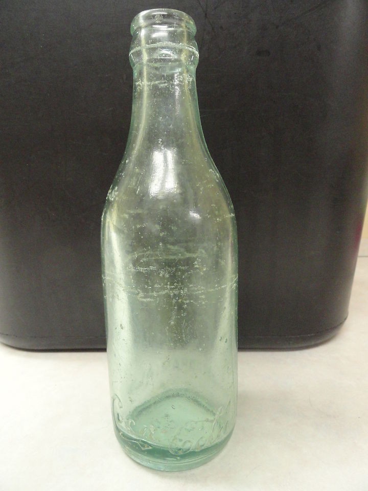 BIRMINGHAM, ALABAMA   AQUA STRAIGHT SIDED COCA COLA BOTTLE c.1910