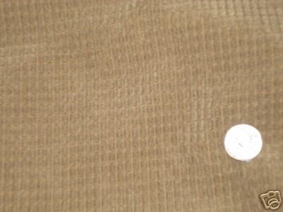 ADF CAPPUCCINO COCOA BROWN CORDUROY CHENILLE FABRIC