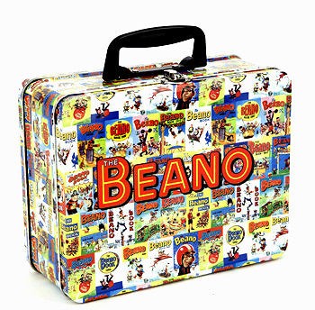 Beano Comic Book Retro Lunch Box  Aluminium Storage Tin  Lunchbox 