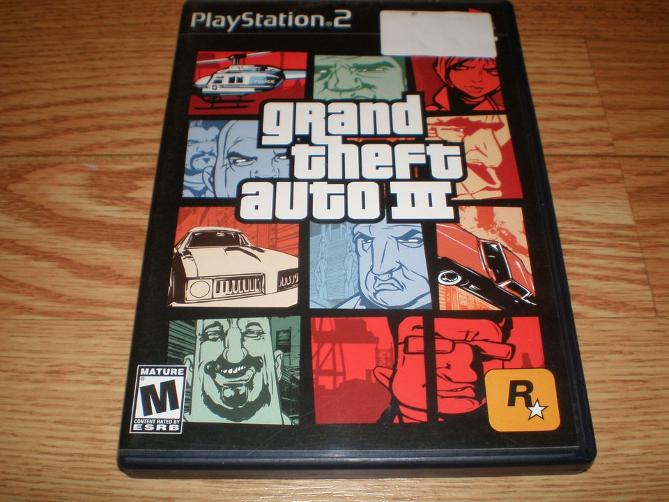 Grand Theft Auto III (Sony PlayStation 2, 2001) VG Condition