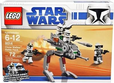 LEGO 8014 Star Wars The Clone Wars Clone Walker Battle Pack